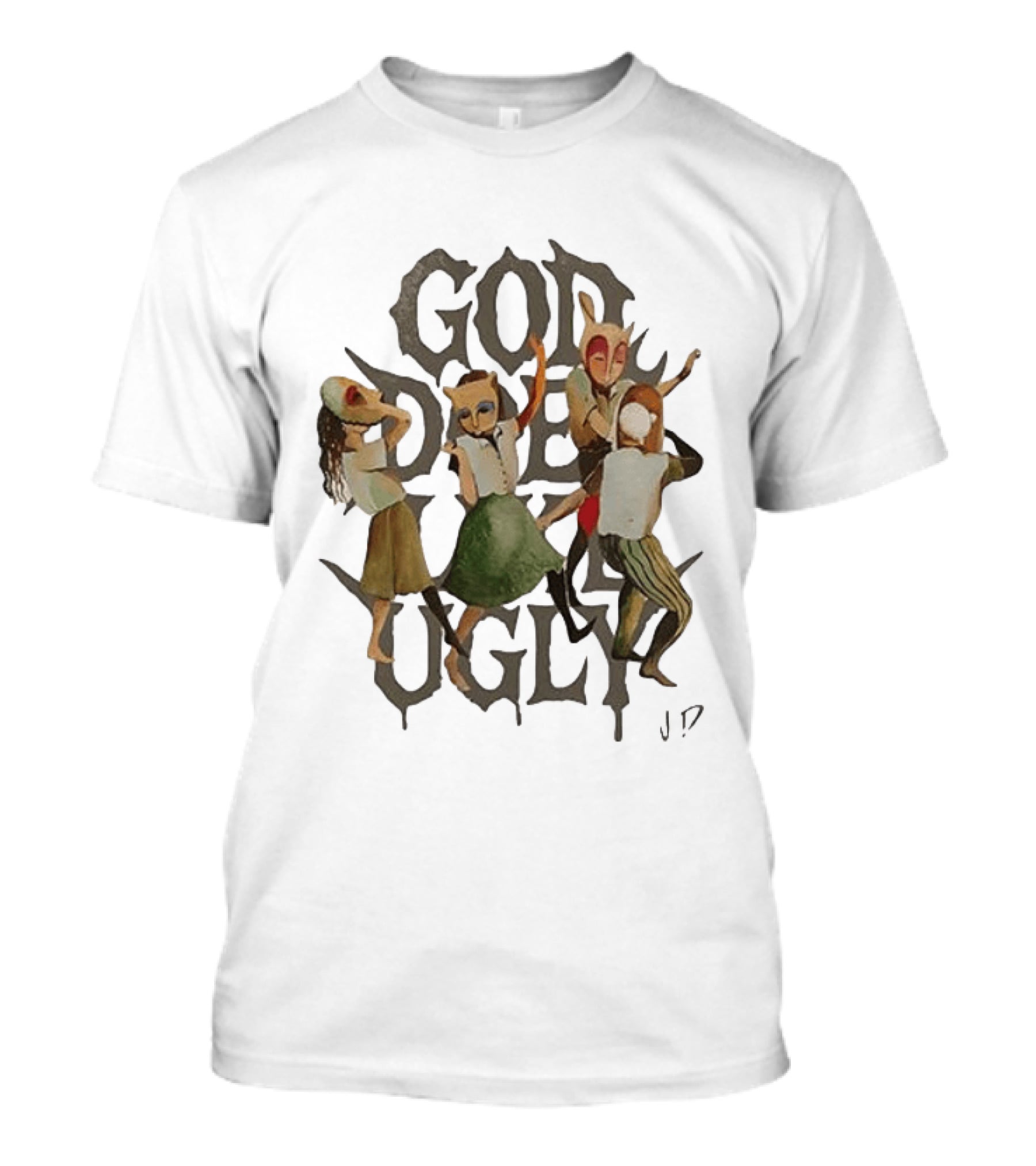 JID GDLU X Dreamville God Does Like Ugly Dollar And A Dream T-Shirt