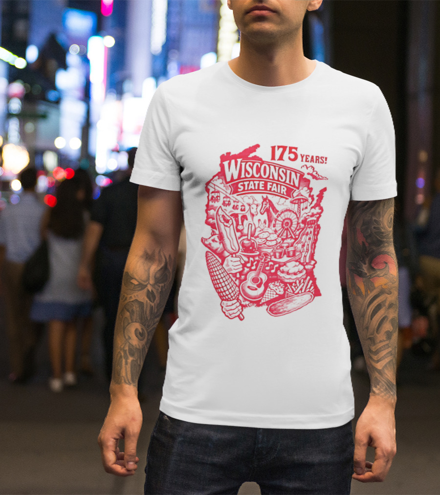 Wisconsin State Fair 175 Years Celebration T-Shirt