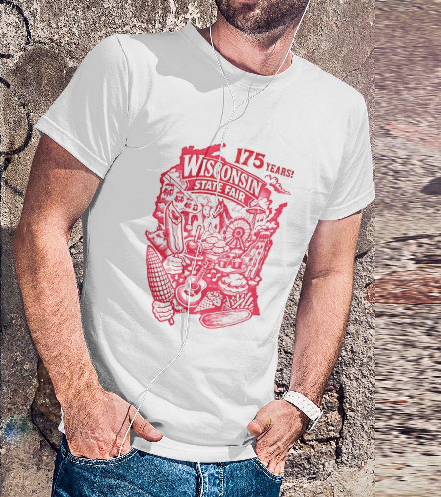 Wisconsin State Fair 175 Years Celebration T-Shirt