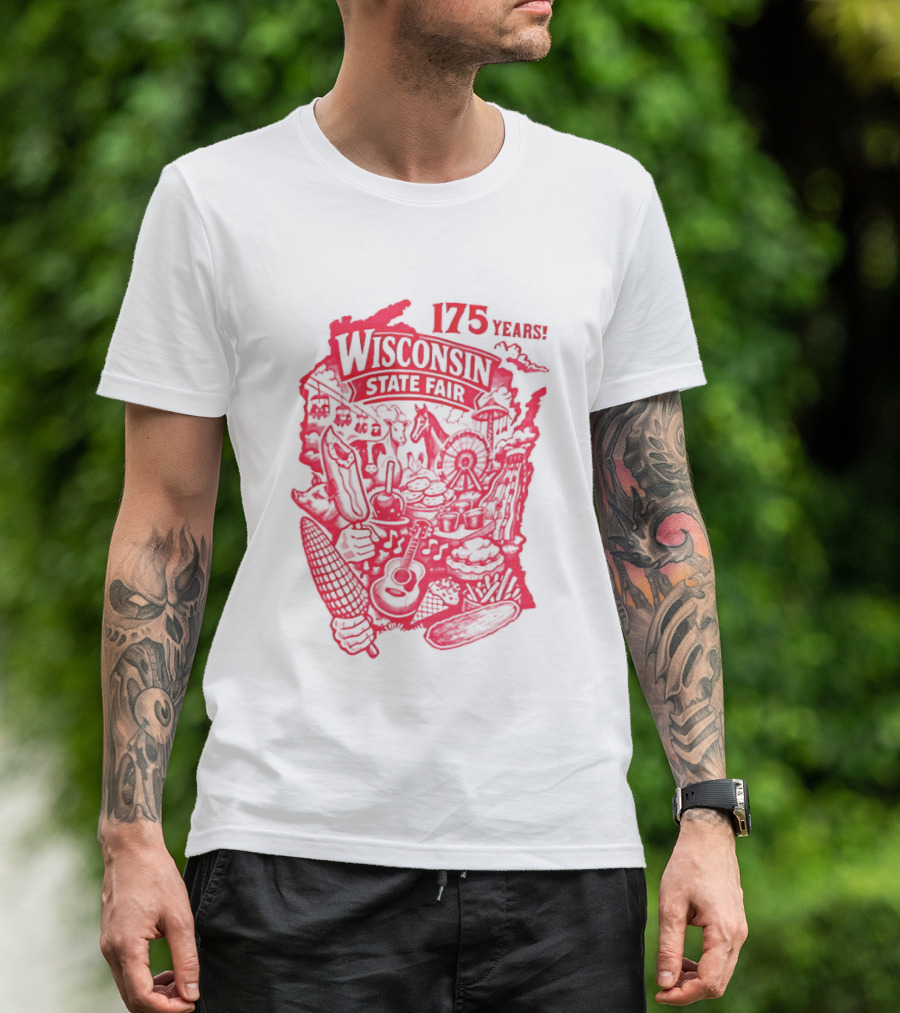 Wisconsin State Fair 175 Years Celebration T-Shirt