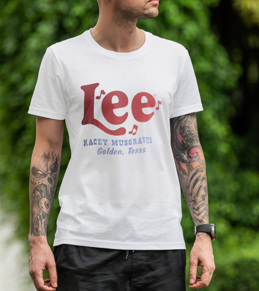 Lee Kacey Musgraves Golden Texas Music Notes T-Shirt