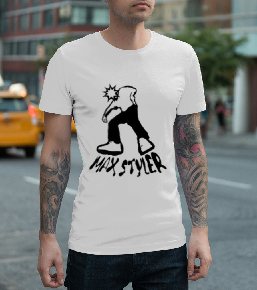 Max Styler Dancer Silhouette With Raised Arm T-Shirt