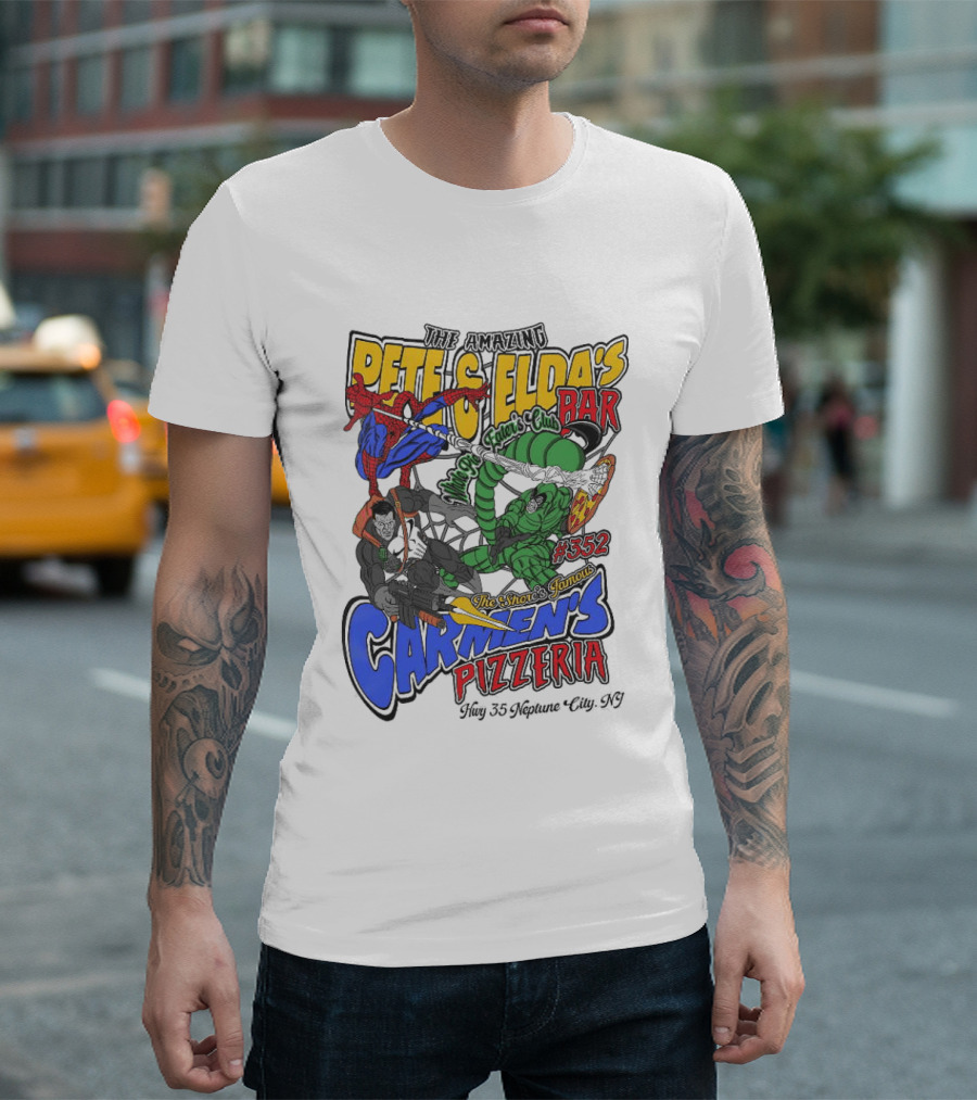 The Amazing Pete And Elda’s The Shore’s Famous Carmen’s Pizzeria T-Shirt