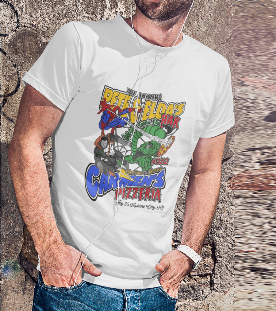 The Amazing Pete And Elda’s The Shore’s Famous Carmen’s Pizzeria T-Shirt