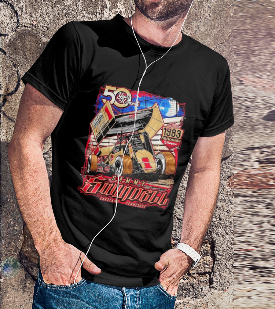 50 Years At Knoxville Sammy Swindell Sprint Car 1983 Nationals Champion Lakeland Tennessee T-Shirt