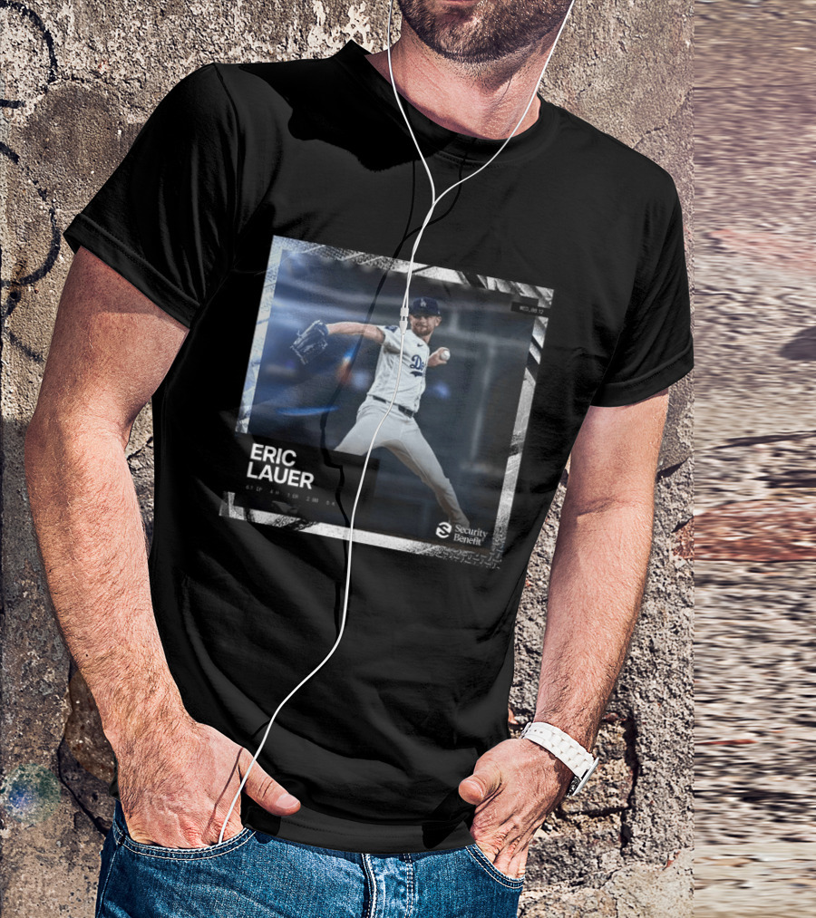 Eric Lauer Pitching Performance Dodgers Security Benefit T-Shirt