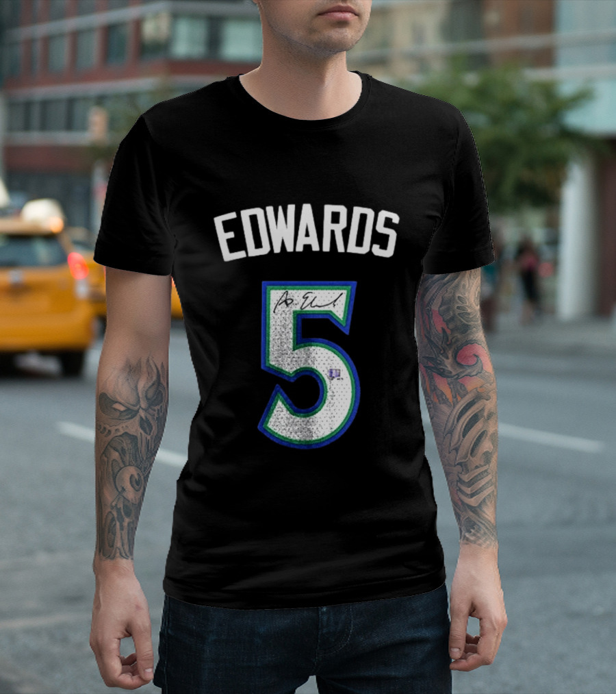 Edwards 5 Signature Basketball Fan Gear T-Shirt