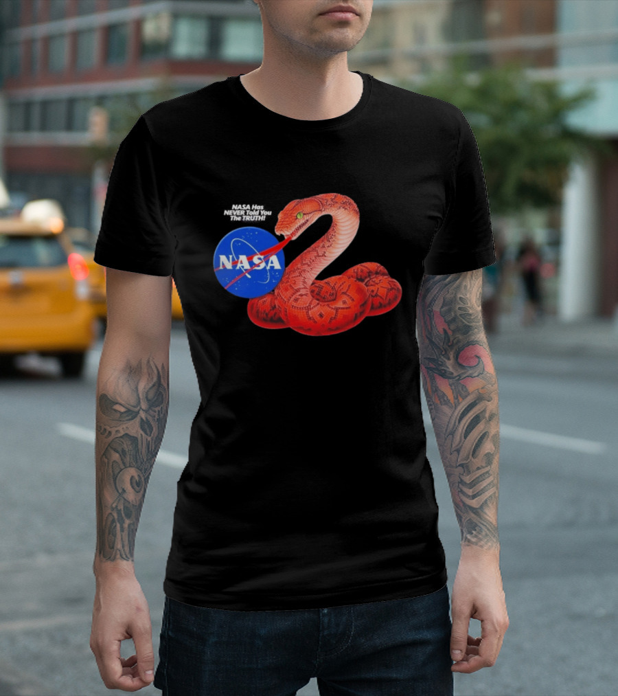 NASA Never Told You The Truth Snake Conspiracy T-Shirt