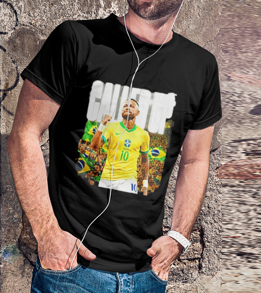 Neymar Brazil Called Up Football 10 Jersey Celebration T-Shirt
