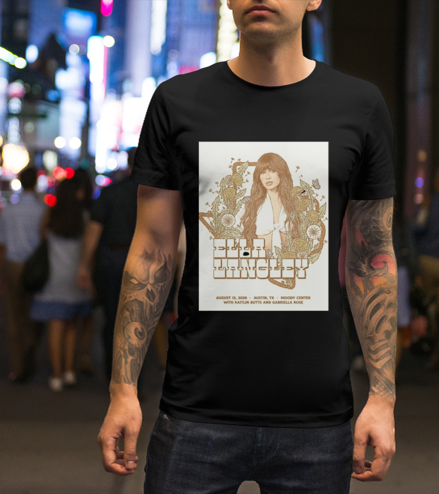 Ella Langley Moody Center Austin August 13 2026 With Kaitlin Butts And Gabriella Rose T-Shirt