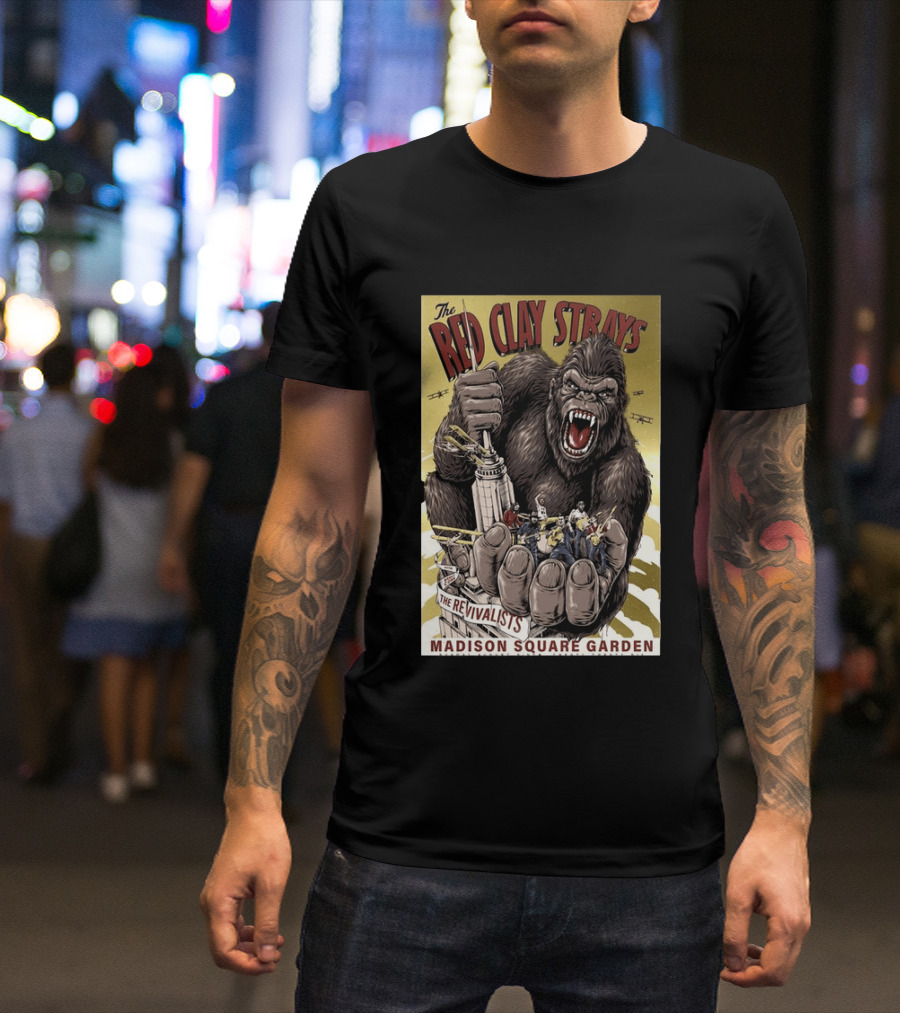 The Red Clay Strays The Revivalists Madison Square Garden New York August 09 2026 Concert T-Shirt