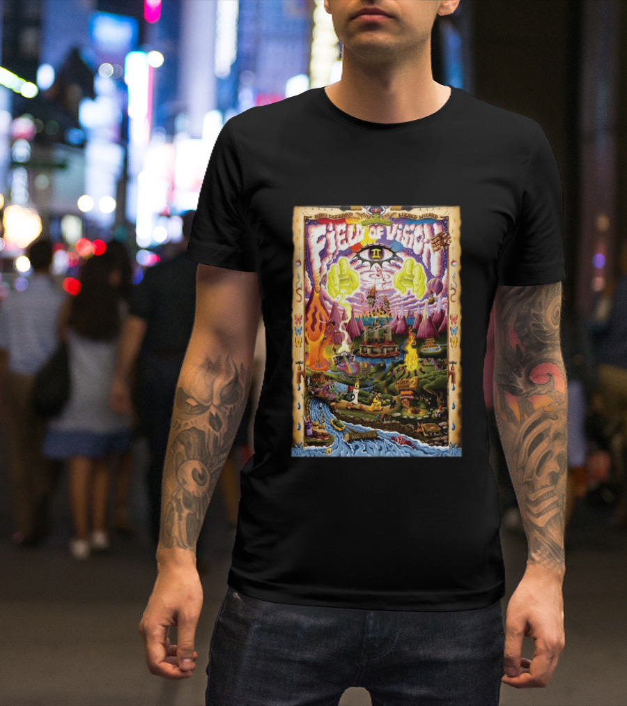 King Gizzard And The Lizard Wizard Field Of Vision II Meadow Creek Buena Vista CO Aug 14 16 2026 T-Shirt