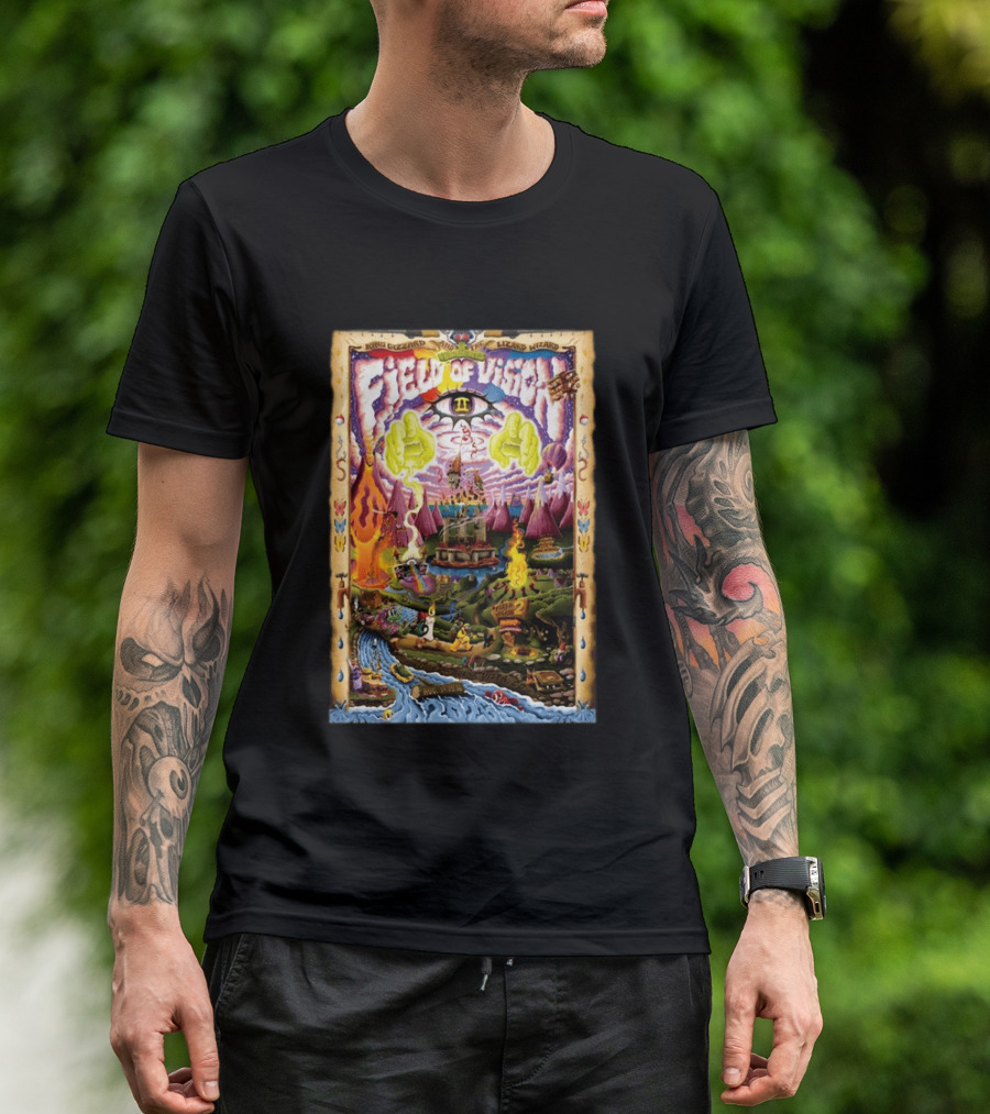 King Gizzard And The Lizard Wizard Field Of Vision II Meadow Creek Buena Vista CO Aug 14 16 2026 T-Shirt