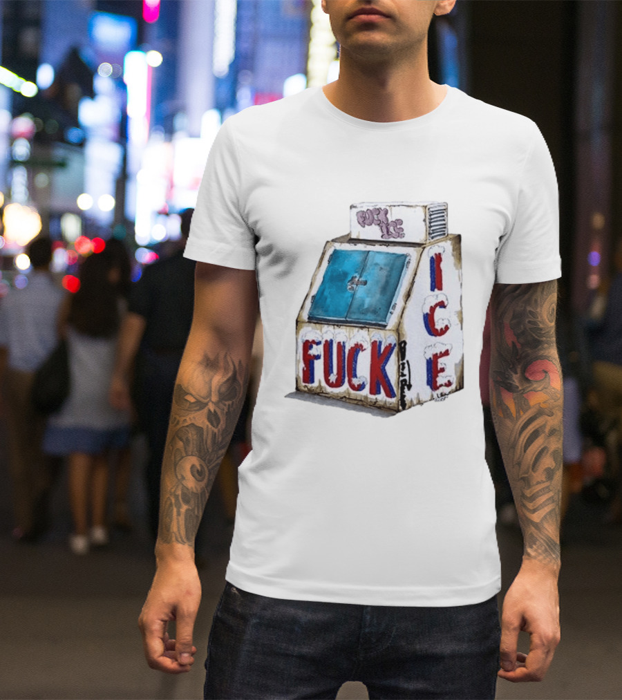 Fuck ICE No Human Is Illegal On Stolen Land T-Shirt
