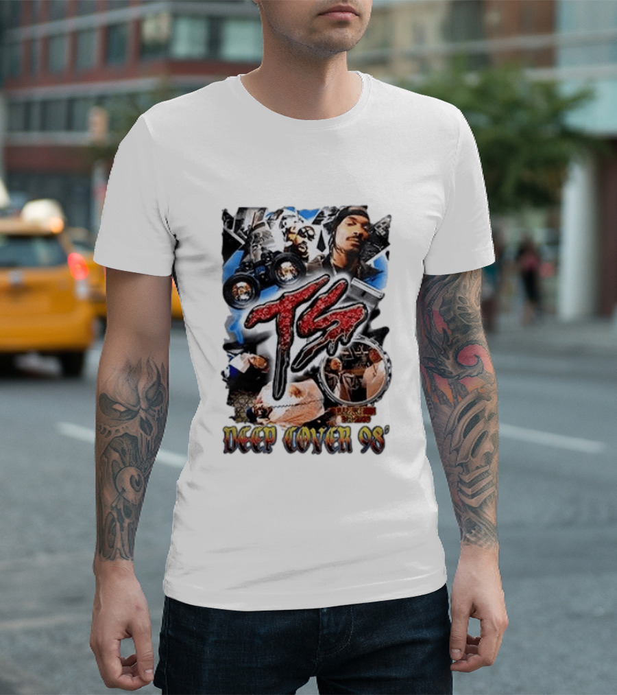 Toney Starks Deep Cover 98 RIP Big Pun 90s Rap Album Mashup T-Shirt