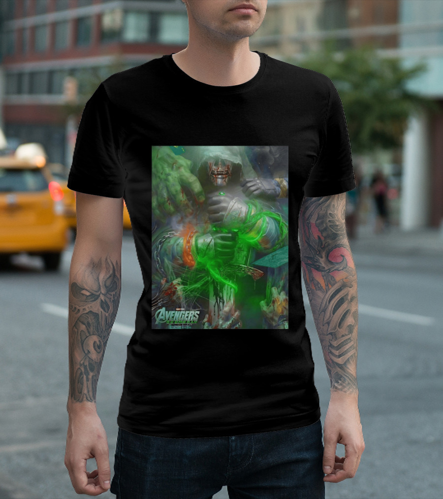 Avengers Doomsday Infinity Vision Powered Heroes Chaos T-Shirt