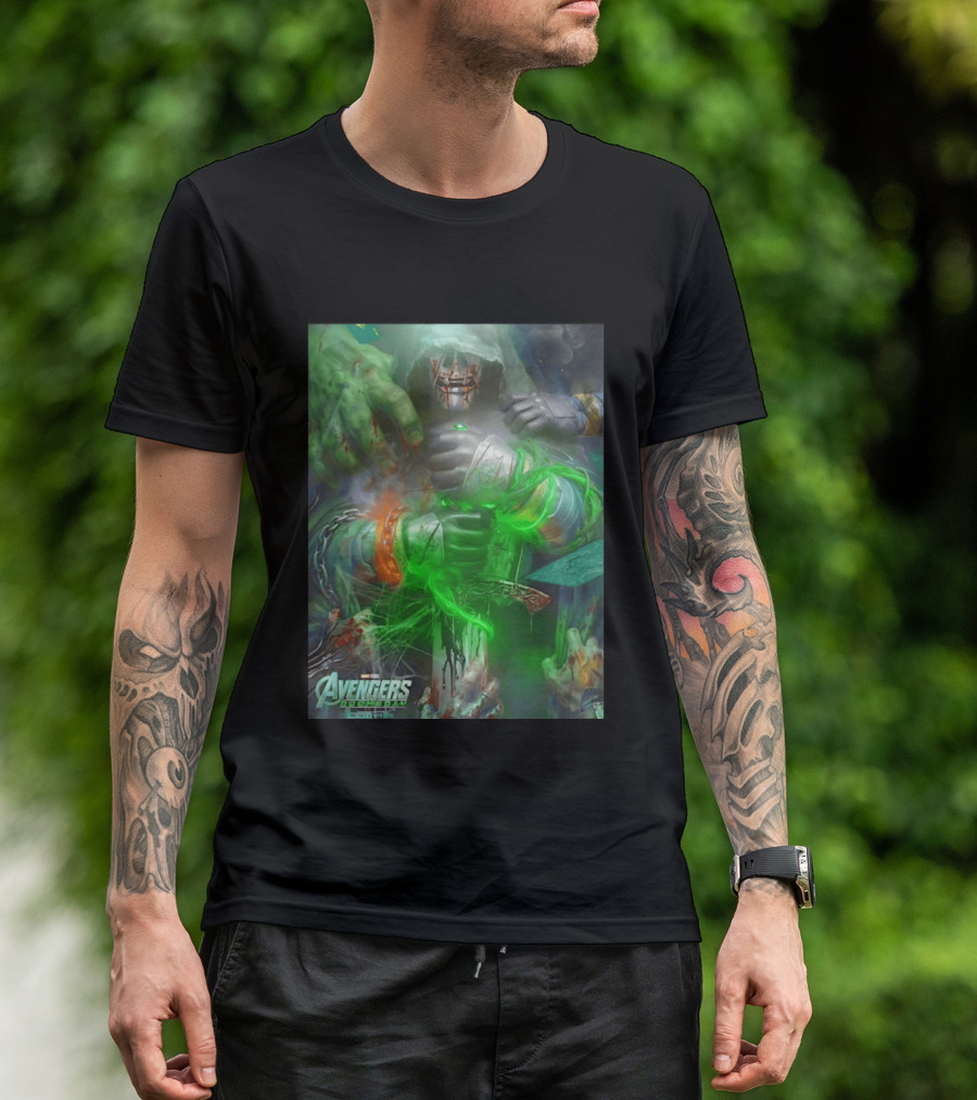 Avengers Doomsday Infinity Vision Powered Heroes Chaos T-Shirt