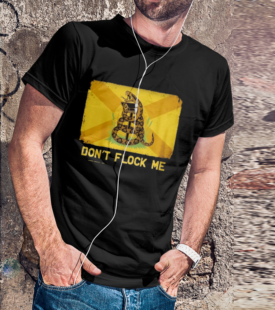 Florida Snake Surveillance Distressed Flag Don't Flock Me T-Shirt