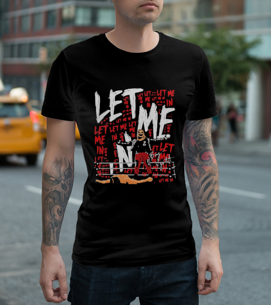 Bray Wyatt The Fiend Let Me In Wrestling Graffiti T-Shirt