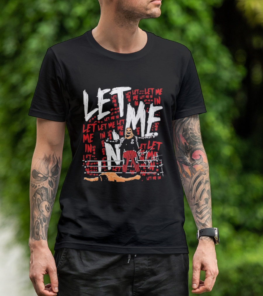 Bray Wyatt The Fiend Let Me In Wrestling Graffiti T-Shirt