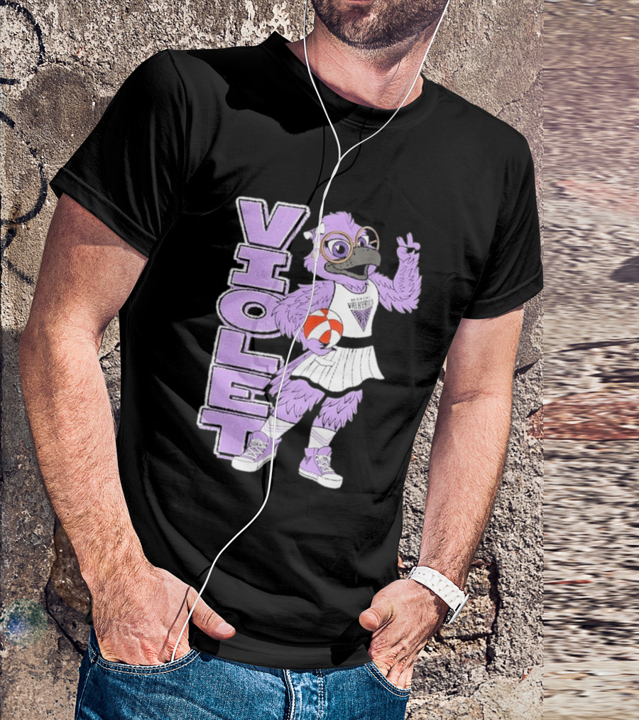 Golden State Valkyries Oaklandish Violet Mascot Basketball T-Shirt