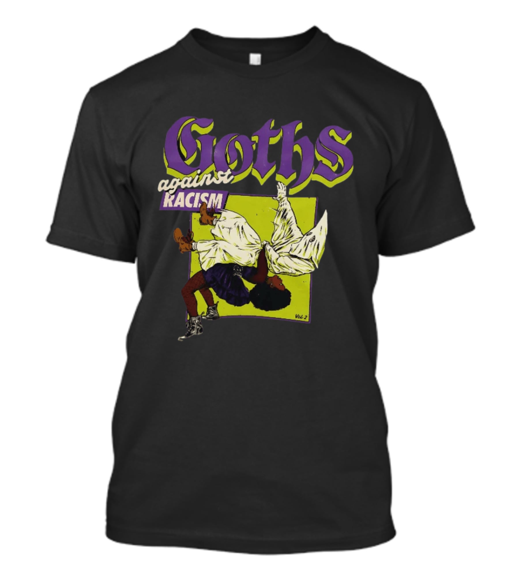 Goths Against Racism Vol 2 Dance Fight T-Shirt