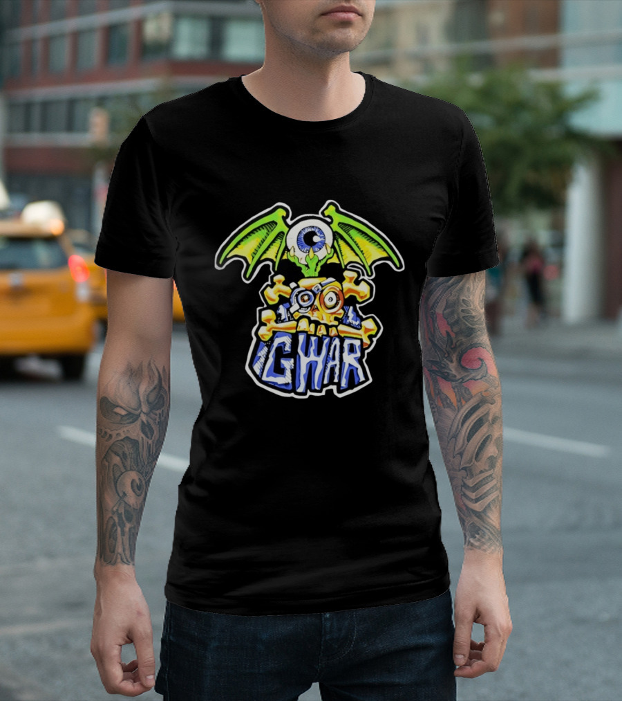 Gwar Winged Eyeball Skull Heavy Metal T-Shirt