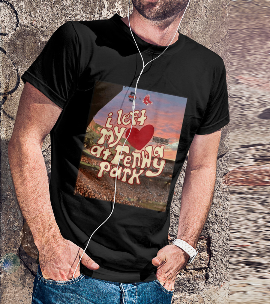 Cleveland Guardians Boston Red Sox I Left My Heart At Fenway Park T-Shirt