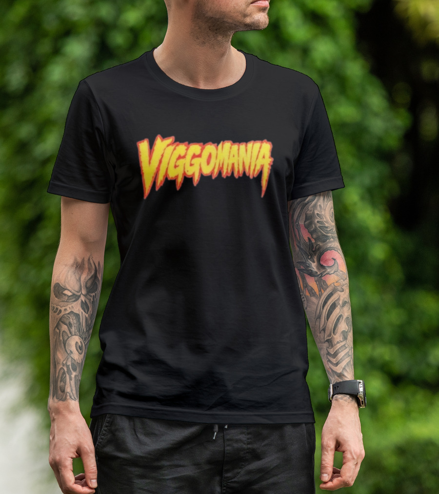 VIGGOMANIA Bold Retro Style Text Trend T-Shirt