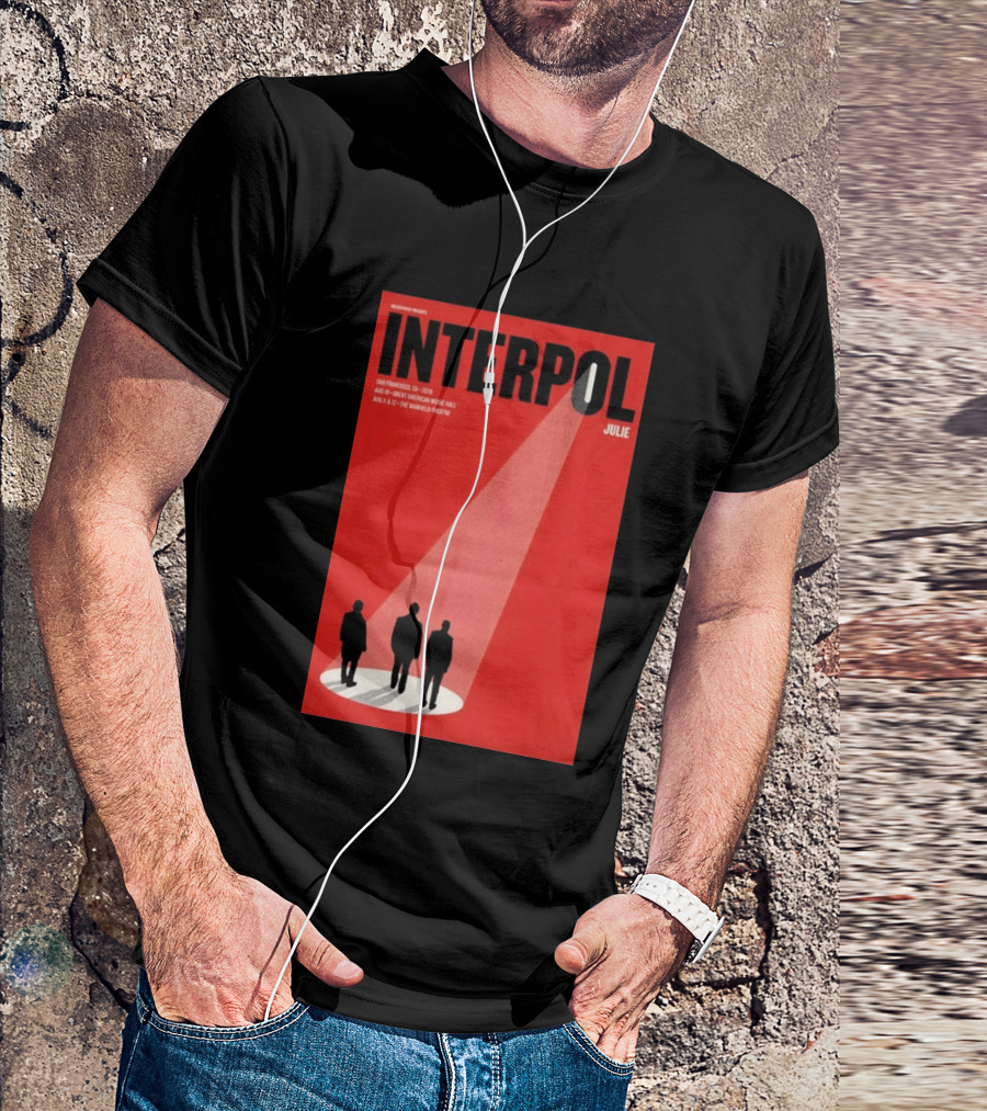 Interpol San Francisco 2026 Great American Music Hall Warfield Theatre Event Julie T-Shirt