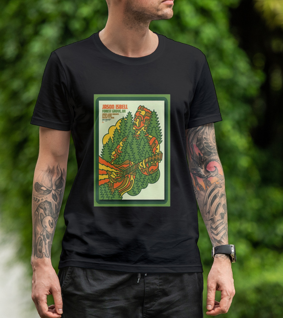Jason Isbell Forest Grove OR Grand Lodge Concerts Aug 14 2026 T-Shirt
