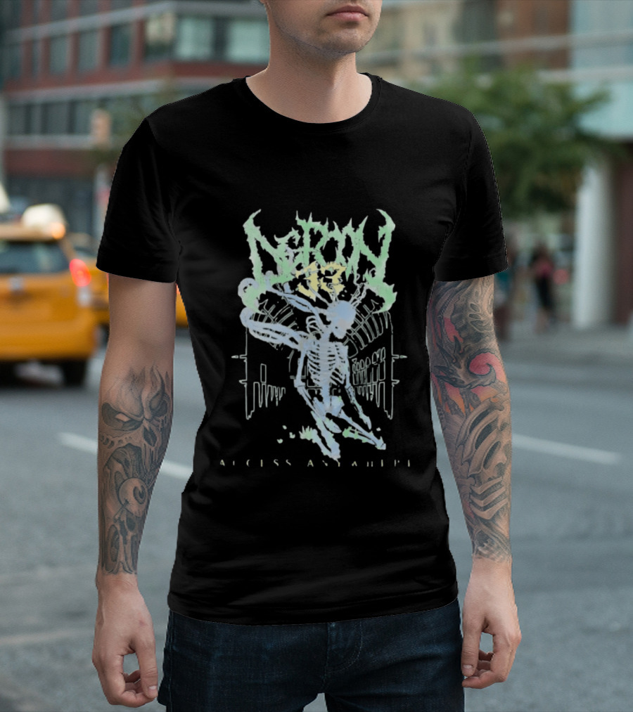 Neron 13 Skeleton Access Anywhere Metal Band T-Shirt