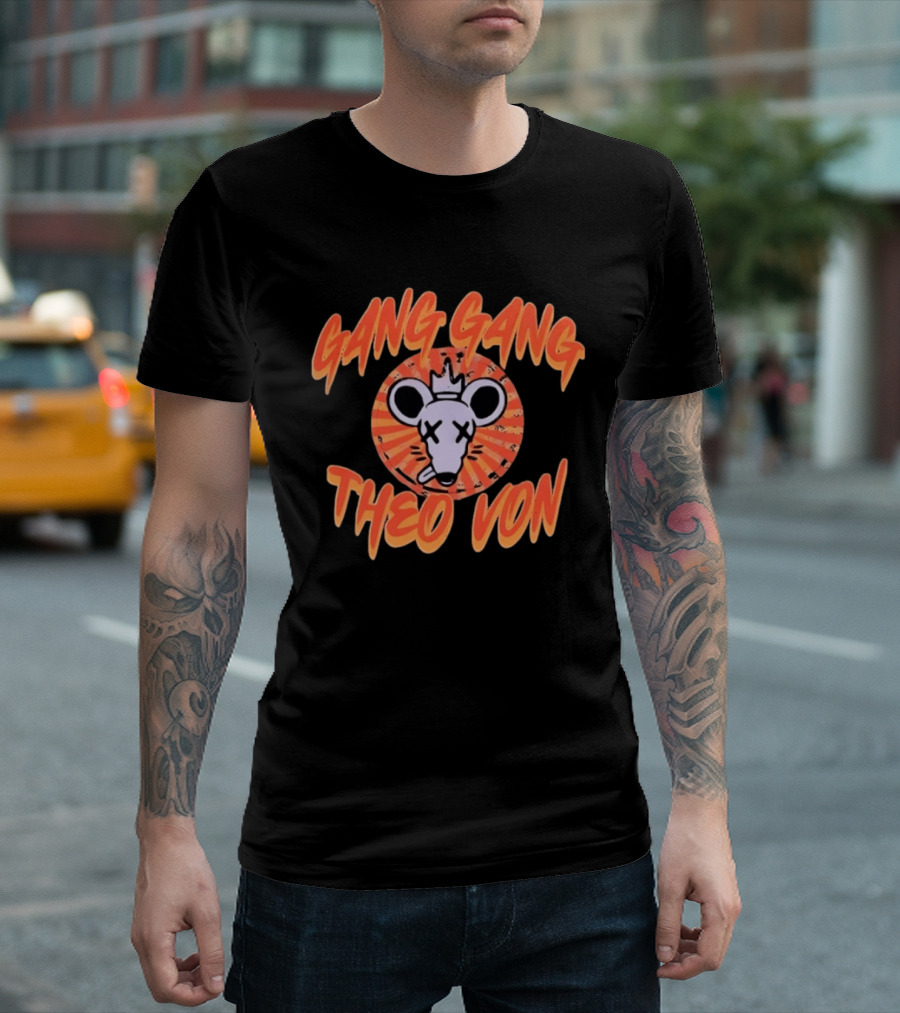 Theo Von Gang Gang Rat Comedy Podcast T-Shirt