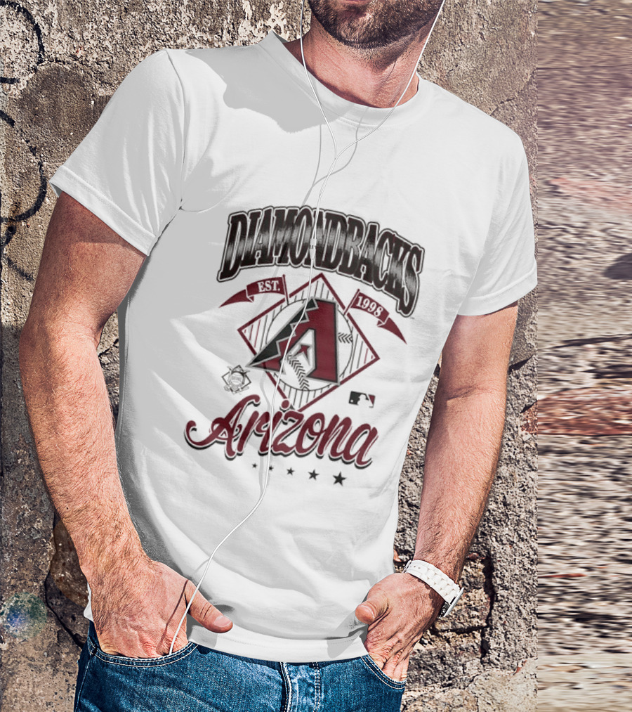 Arizona Diamondbacks Est 1998 Team A Logo MLB T-Shirt