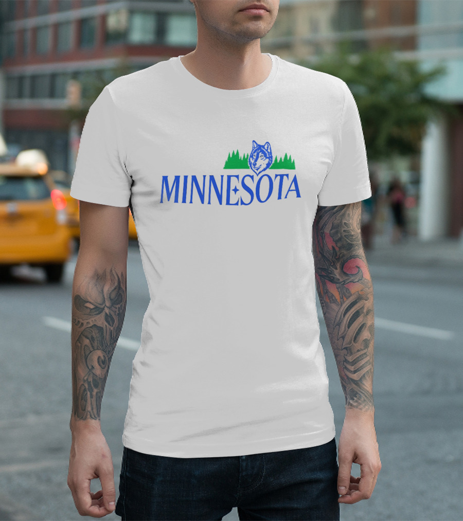 Minnesota Timberwolves Wolf Forest T-Shirt