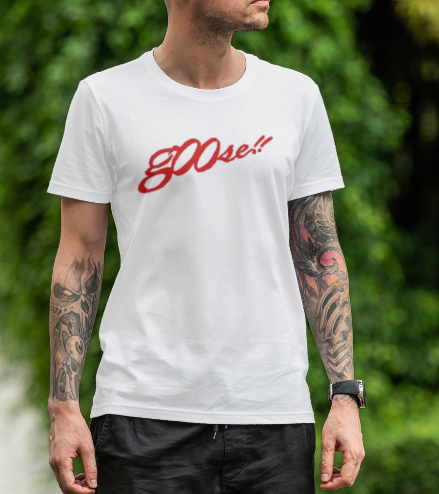 Grent Perez G00se Baseball Red Script T-Shirt