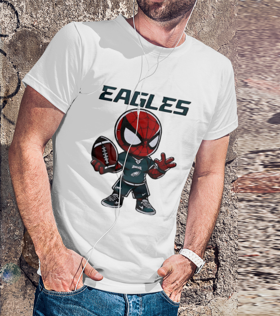Spider Man Eagles Football Jersey Personalized Philadelphia Edition T-Shirt