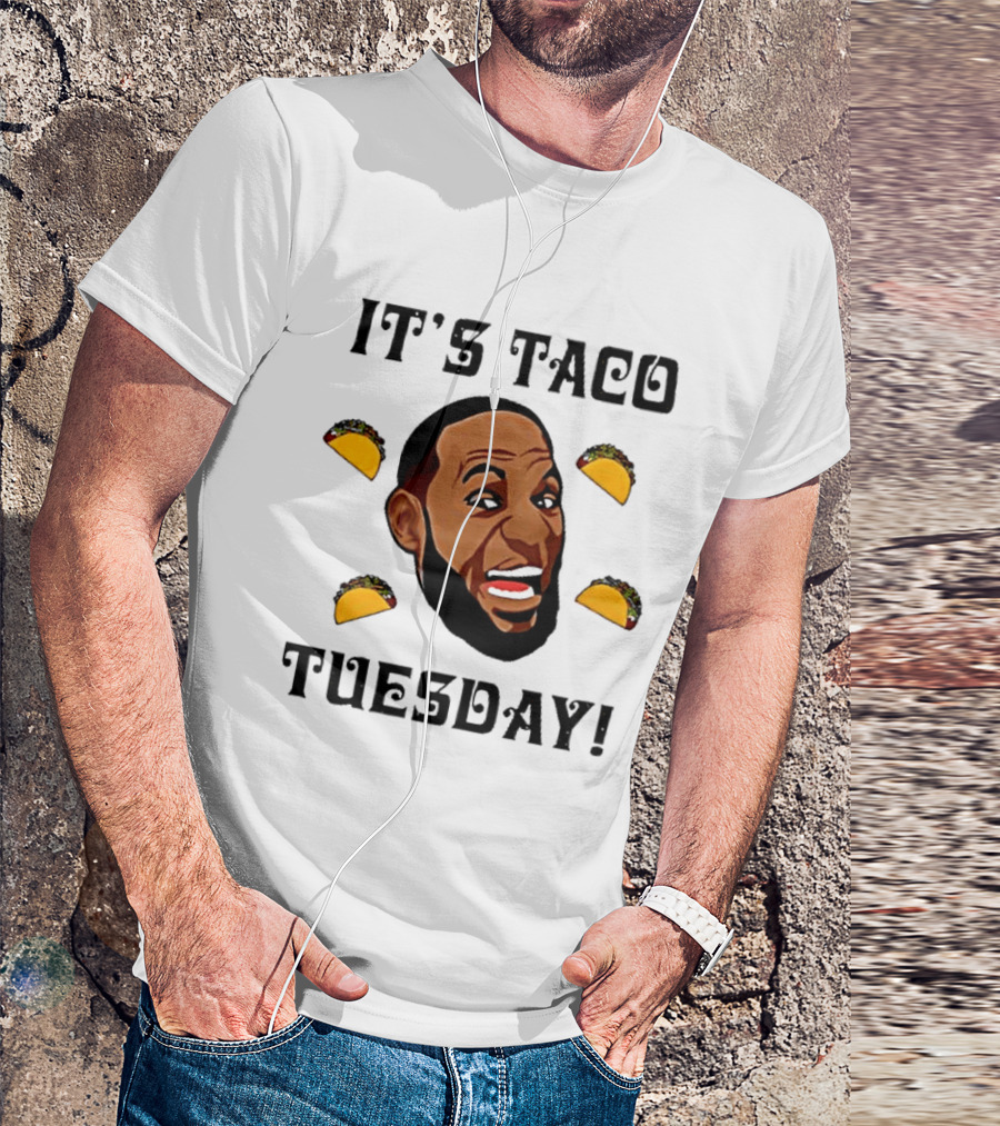 It's Taco Tuesday Meme Face With Tacos T-Shirt