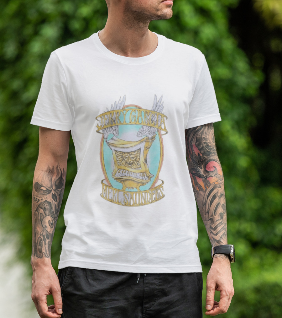 Jerry Garcia Merl Saunders Winged Piano Collaboration T-Shirt