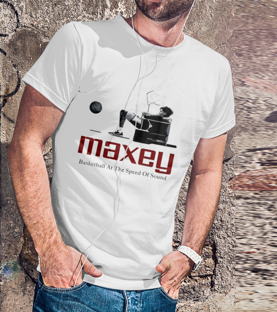 Maxey Basketball At The Speed Of Sound T-Shirt