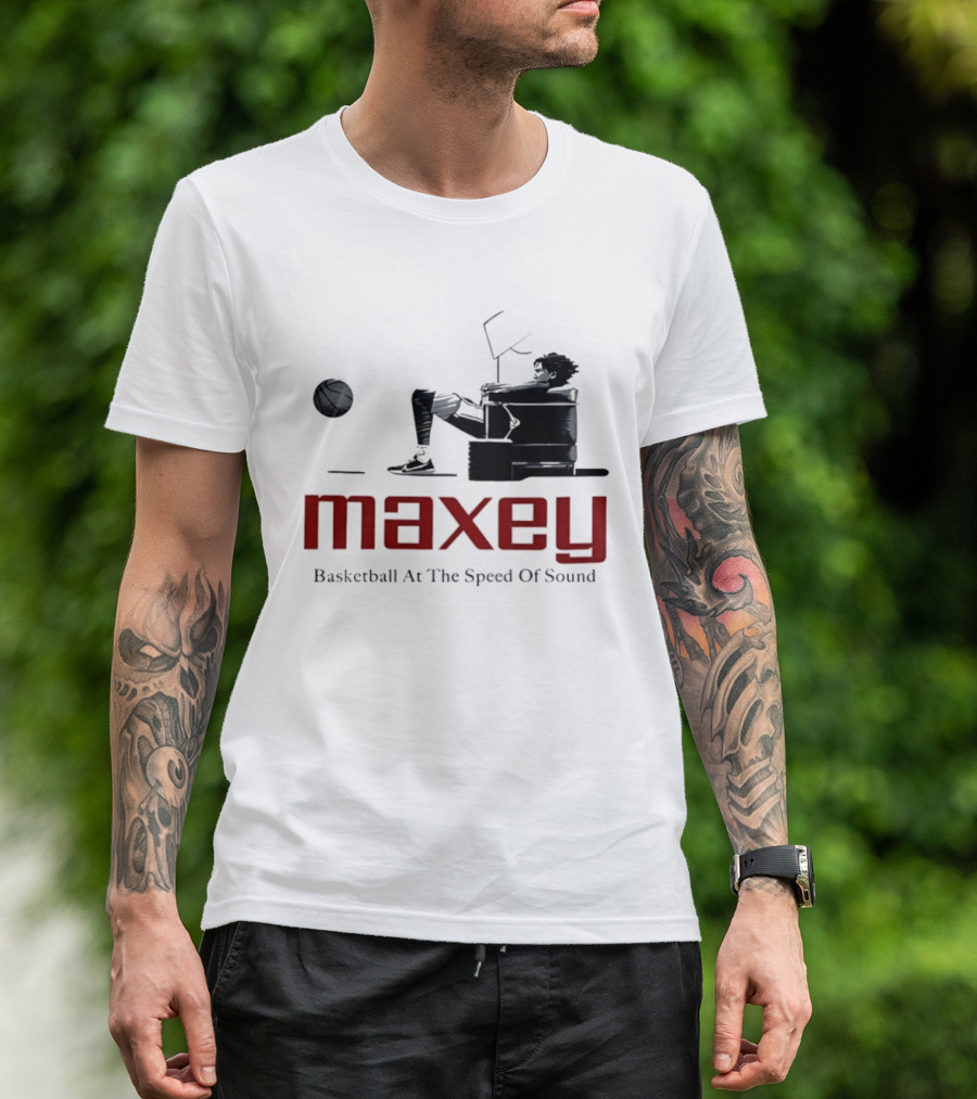 Maxey Basketball At The Speed Of Sound T-Shirt