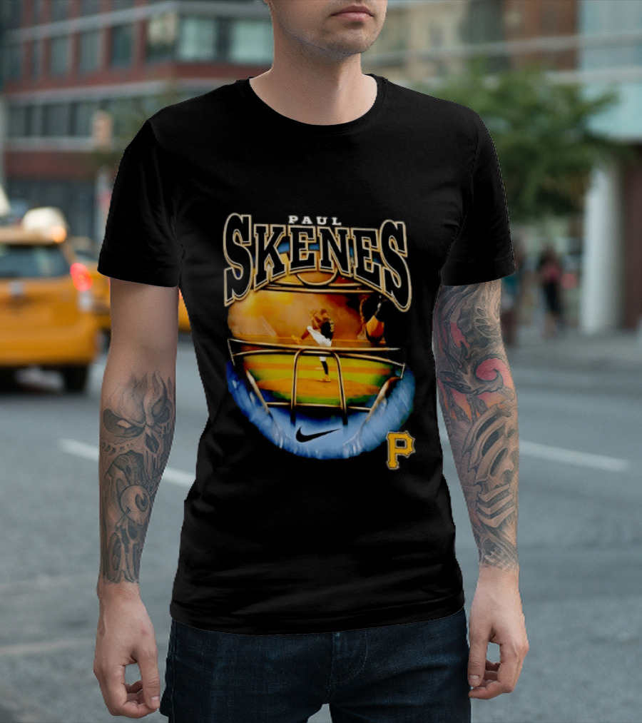 Paul Skenes Pittsburgh Pirates Ballpark Action Nike T-Shirt