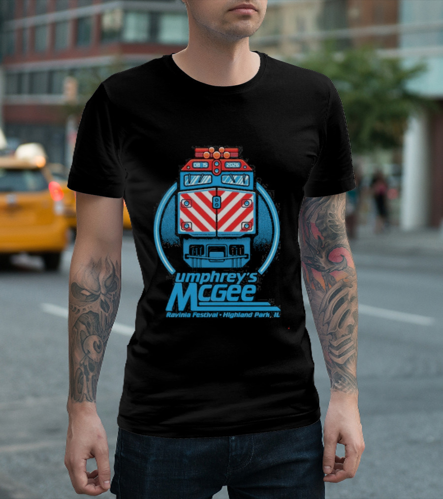 Highland Park IL 08.15.2026 Umphrey's McGee Tour Train T-Shirt