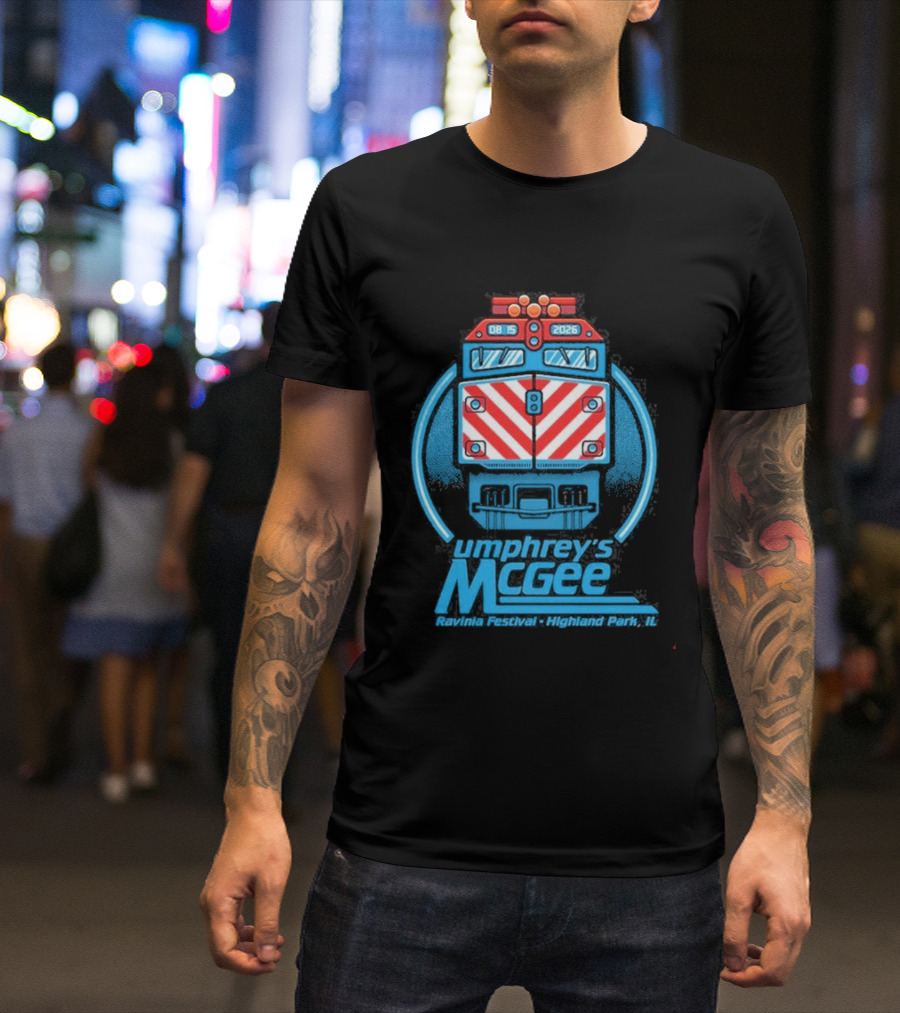 Highland Park IL 08.15.2026 Umphrey's McGee Tour Train T-Shirt