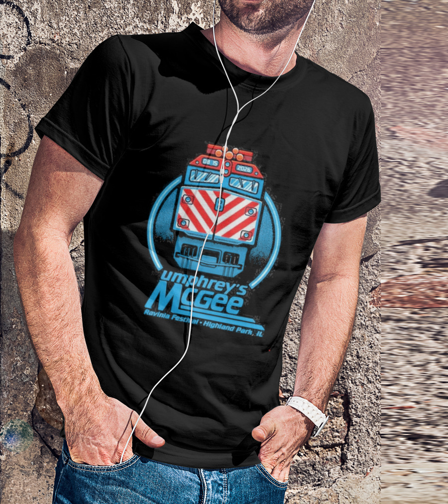 Highland Park IL 08.15.2026 Umphrey's McGee Tour Train T-Shirt