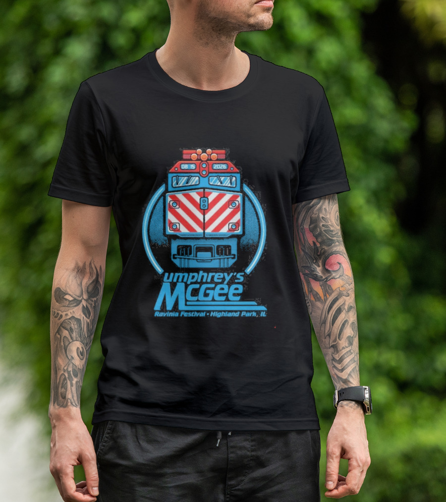 Highland Park IL 08.15.2026 Umphrey's McGee Tour Train T-Shirt