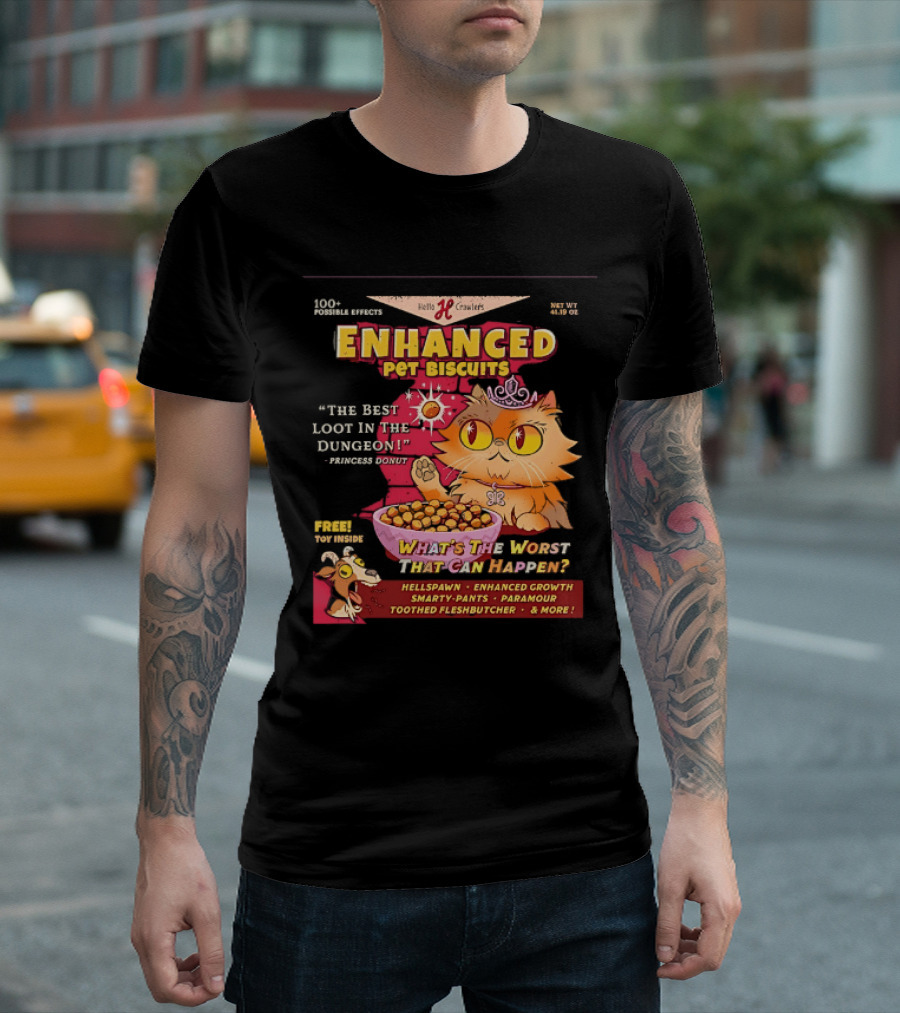 Enhanced Pet Biscuits Princess Donut Best Loot In The Dungeon T-Shirt