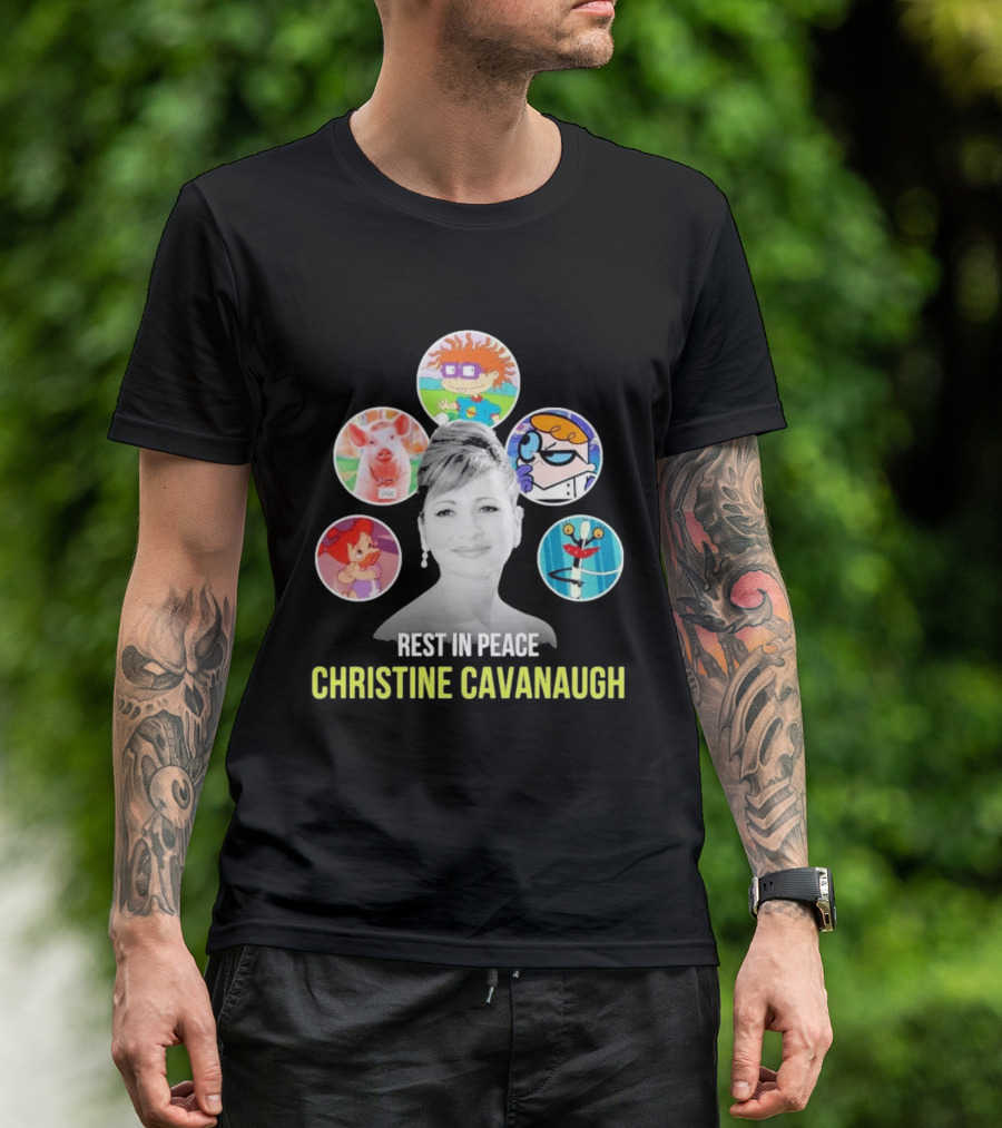 Rest In Peace Christine Cavanaugh Chuckie Dexter Babe Gosalyn Globehornet T-Shirt