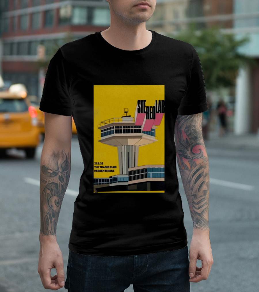 Stereolab 27.8.26 Hebden Bridge The Trades Club T-Shirt