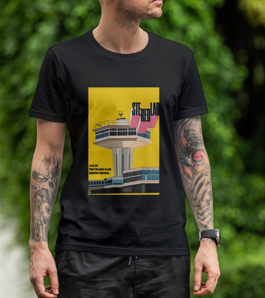 Stereolab 27.8.26 Hebden Bridge The Trades Club T-Shirt